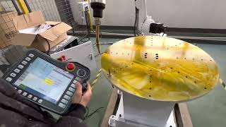 Single-axis positioner set up