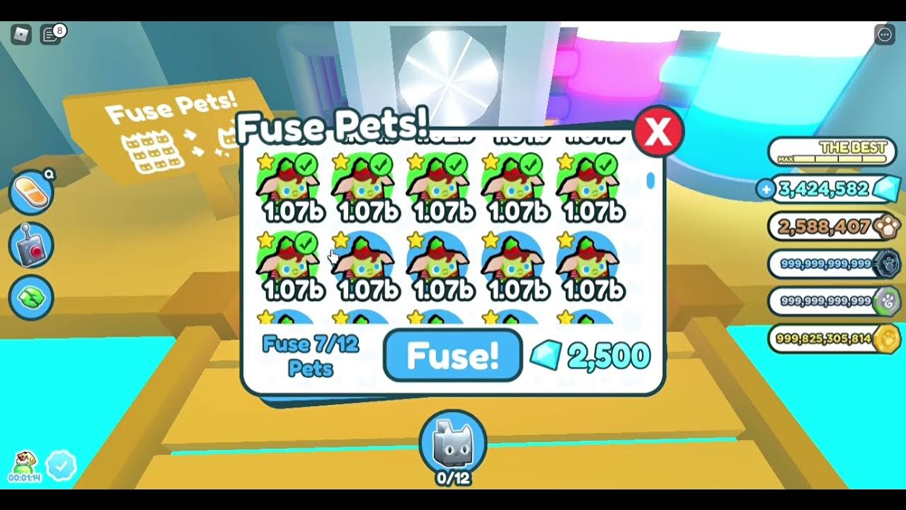 What happens when you fuse 12 Festive Elf? (Pet Simulator X!) YouTube