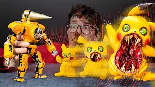 Titan Drill Man VS Pikachu 🔥🎮 Are You Ready For This Crafting Battle?