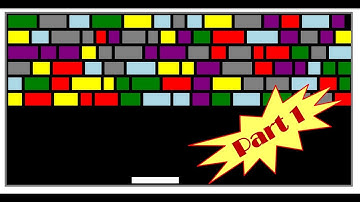 How to code atari breakout google image style - Part 1 (javascript game tutorial)