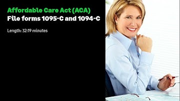 Sage 300 Construction and Real Estate - ACA: File Forms 1095-C and 1094-C