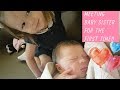 MEETING BABY SISTER FOR THE FIRST TIME!! NEWBORN GOES HOME