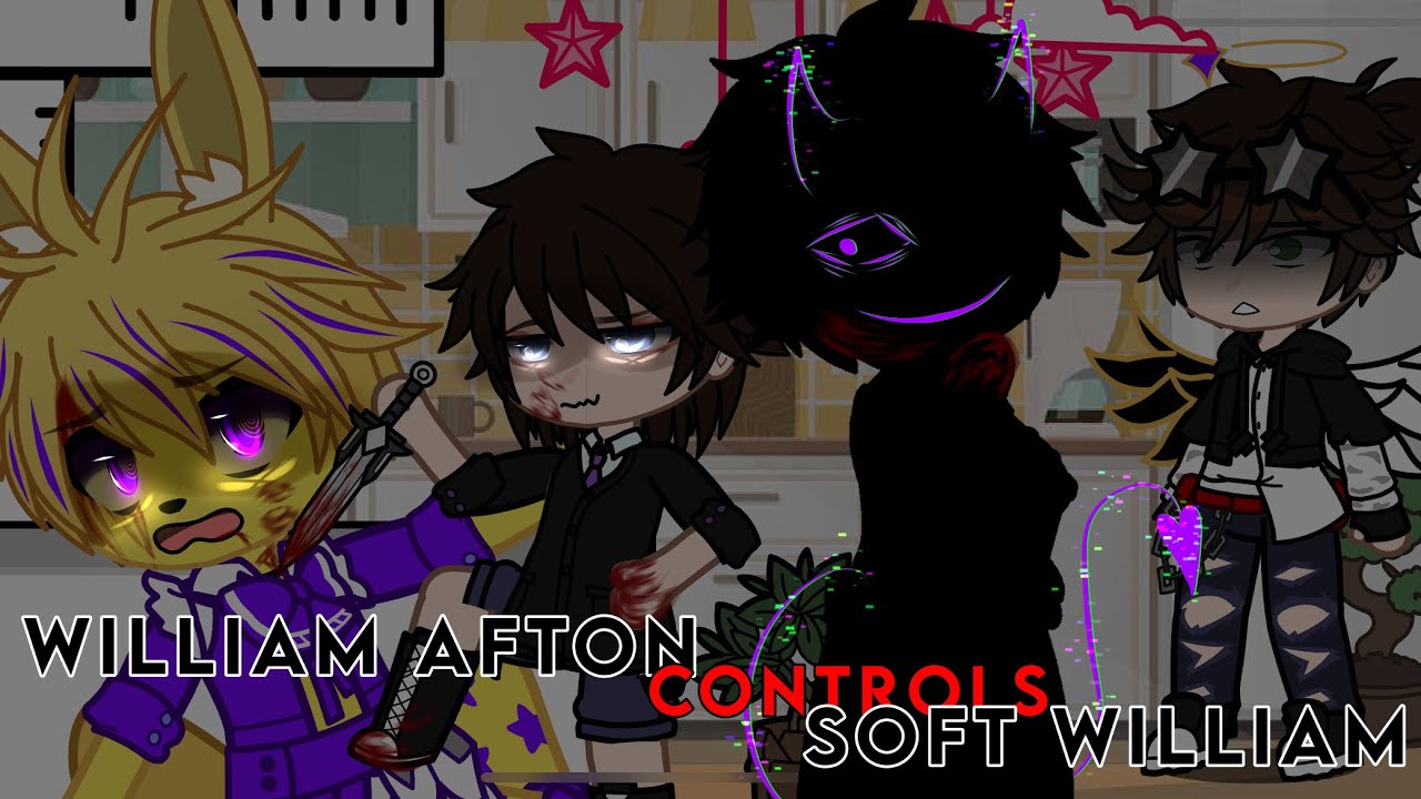 William Afton controls soft williams body || FNaF || afton family || gacha club