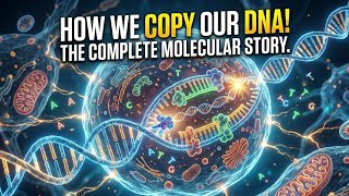 How Your Cells Copy 3,000,000,000 Letters Without a Mistake!-DNA Replication.