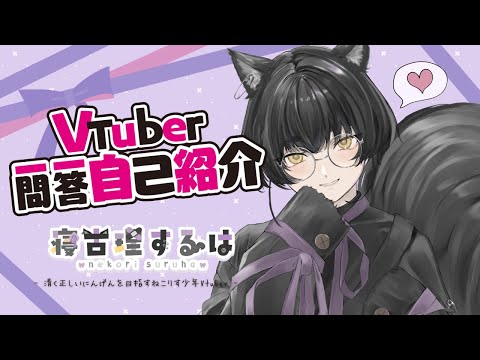 【自己紹介】Vtuber一問一答自己紹介 / Vtuber Q&A Self Introduction【寝古理するは/新人Vtuber】