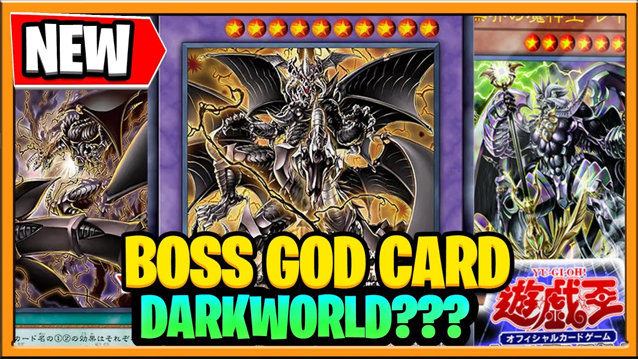 yugioh new dark world cards New YuGioh DarkWorld Cards 2022 New God Dragon Dark world Grapha New Yugioh  Cards 2022