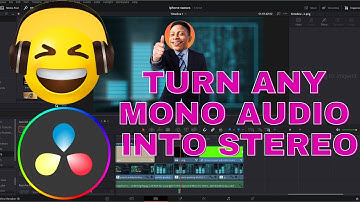 How to turn mono audio into stereo(davinci Resolve). #davinciresolve #editingtutorial #fix