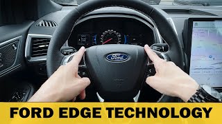 Ford Edge Steering Wheel and Cluster