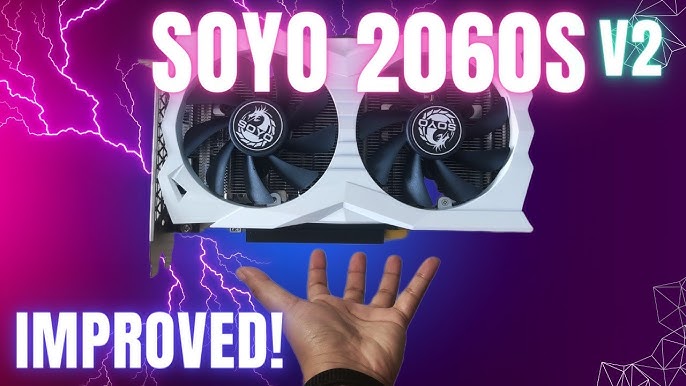 SOYO RTX 2060 Super Graphics Card 8GB 256Bit GDDR6 Gaming