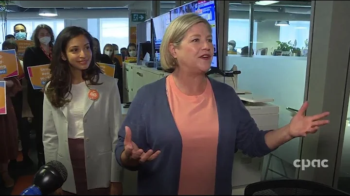Ontario NDP Leader Andrea Horwath visits campaign ...