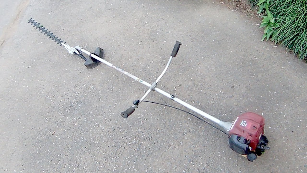 刈払機にAmazonの激安ヘッジトリマーを取り付ける / Amazon Cheap hedge trimmer attachment