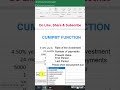 #shorts | How to use CUMIPMT Function in Excel | #excel | #exceltutorial | #growwithskills