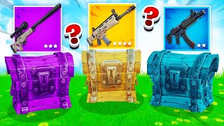 DEVINE le COFFRE de COULEUR CHALLENGE sur FORTNITE !