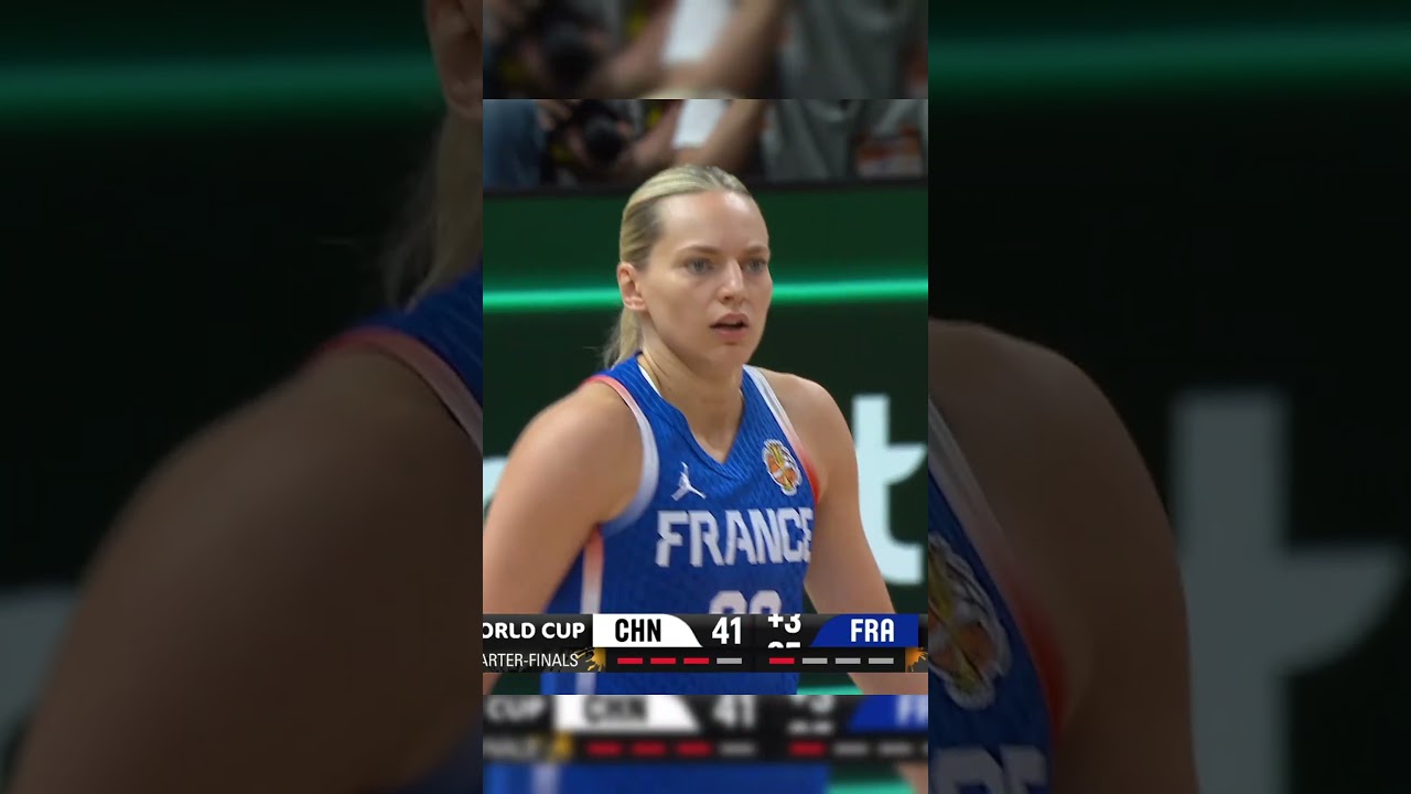 Marine Johannes' UNREAL Threes at the World Cup 🤯  #FIBAWWC