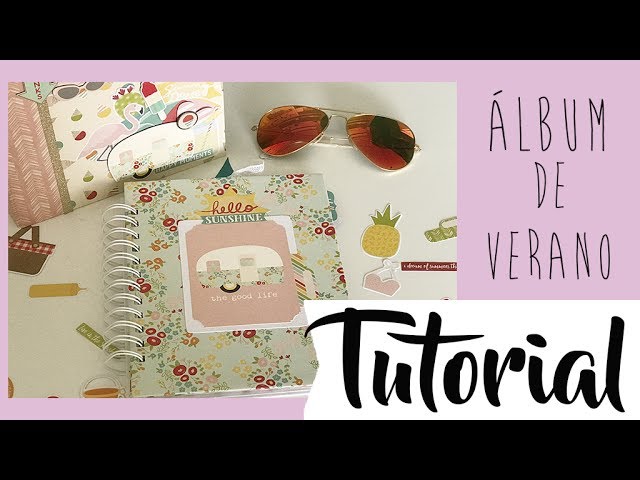 Estructura de mini álbum de scrapbooking sencilla Kraft 