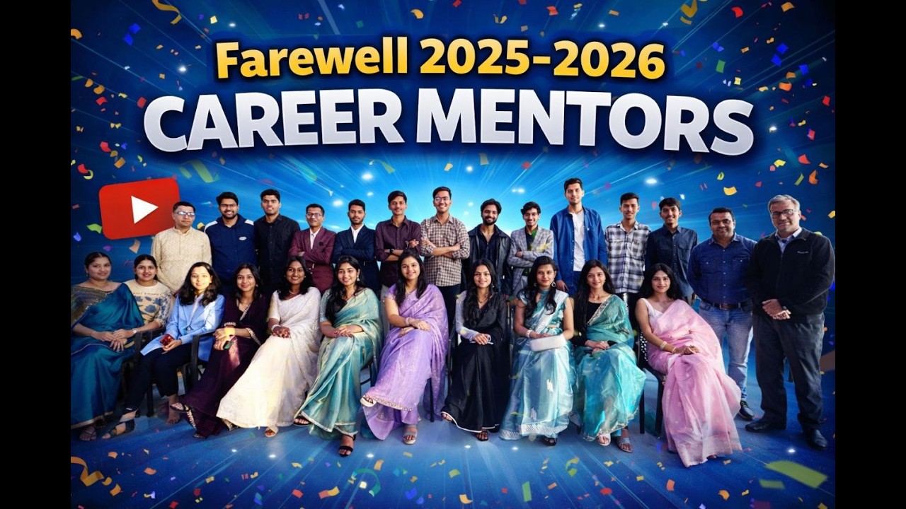 🎓 Farewell Class 12 2025–26 | Career Mentors Batch Tribute - YouTube