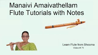 Manaivi Amaivathellam Flute Tutorials with Notes