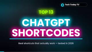 Master ChatGPT Faster | 13 ChatGPT Shortcodes That Will Save You Hours! ⚡Learn AI Free #learnai