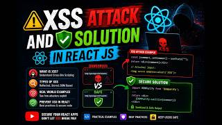 XSS Attack Explained in React JS | Prevention & Security Explanation