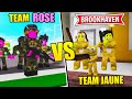 Oda et la team jaune contre la team rose  brookhaven rp