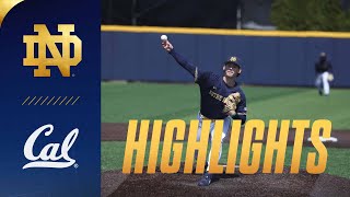 🔥 DON'T LET THE IRISH GET HOT 🔥 ND Extends Win Streak | Highlights vs Cal | Notre Dame Baseball