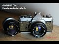 OLYMPUS OM-1.  Pila, Exposímetro, poner Carrete, funcionamiento.