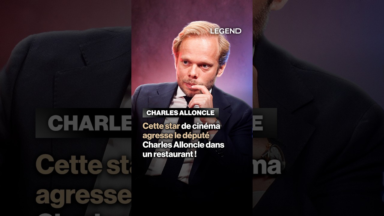 CETTE STAR DE CINÉMA AGRESSE LE DÉPUTÉ CHARLES ALLONCLE DANS UN RESTAURANT !
