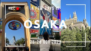 OSAKA VLOG 🇯🇵 Universal Studios, Pokemon Party, street food and more