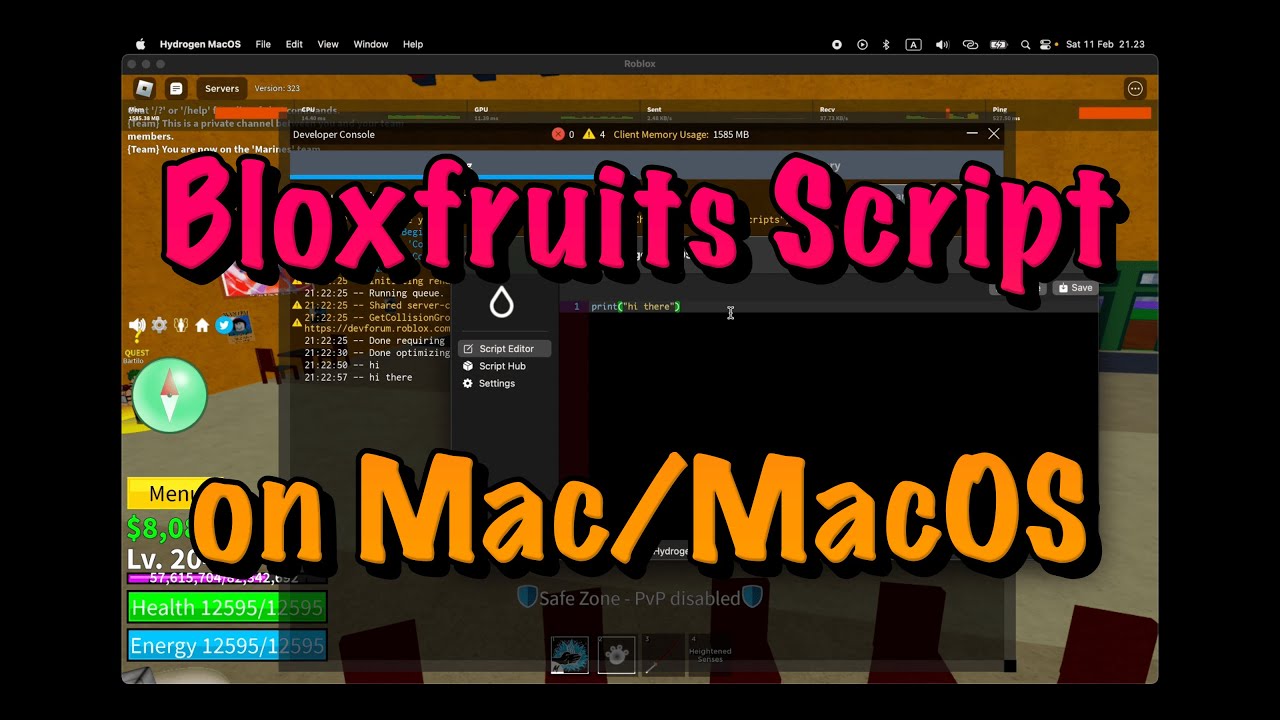 Melhor script pra blox fruit!! #roblox #bloxfruits #script