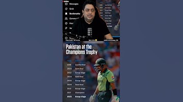 Pak Record In CT History 😂 #babarazam #rizwan #championstrophy2025 #shortsfeed #viral #shorts