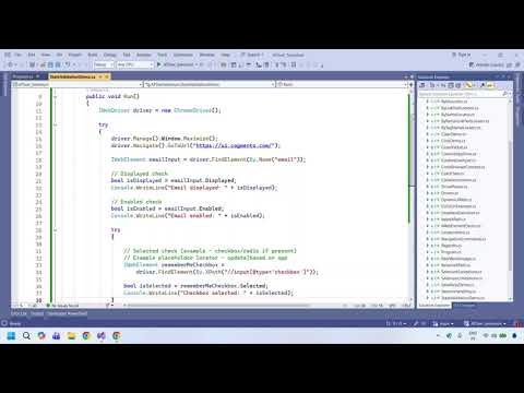 Displayed Enabled Selected in Selenium | Validate Element States