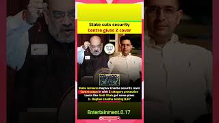 Raghav Chadha Security Row State Cuts, Centre Gives Z Cover