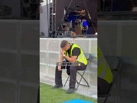 Laughing Security Guard At Jacob Collier Concert Shorts Jacobcollier Concert Celebrity 
