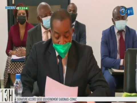 RTG - Signature d’accord du siège de l'ISTA entre le gouvernement Gabonais et la CEMAC