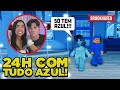 UM DIA USANDO TUDO AZUL COM MEU NAMORADO EM BROOKHAVEN