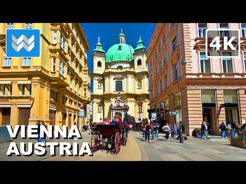 Vienna Old Town Full Walking Tour 🇦🇹 | See the Best of Innere Stadt Historic City Centre in 4K