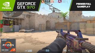 Counter Strike 2 | GTX 970 + Ryzen 7 5700X | Premier Dust 2 | Full Gameplay
