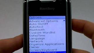 Blackberry 7130c & 7130g Erase Cell Phone Info - Delete Data - Master Clear Hard Reset
