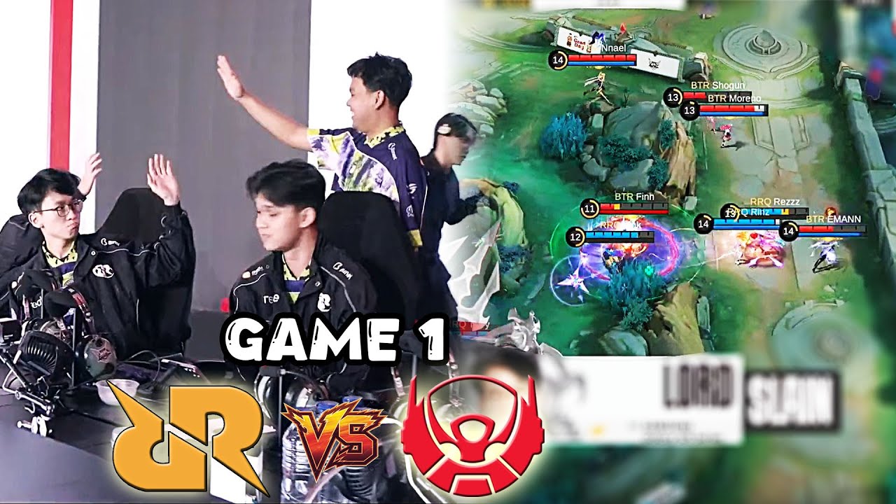 RRQ vs BTR Game 1 - MPL Indonesia Season 16