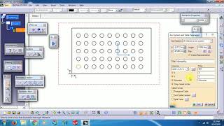 CATIA V5  Drafting  Hole Dimension Table to check XY coordinates