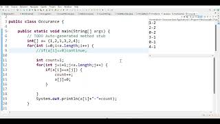 Celebrity Write a Java program to count the occurrence of each element in a given array Profile