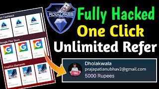 Royal Pass App Unlimited Trick | Royal Pass App Hack | Royal Pass App Refer Script | Royal Pass App screenshot 5