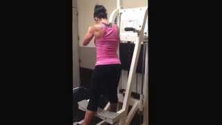 Booty Work Out Athlete Christine Nobles.