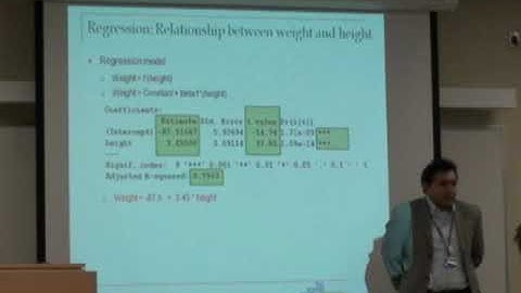 Categorical data Analysis: Regression refresher