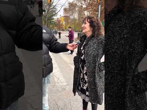 S-ONE interview lady in Central Park about Prison, NYC politics, and Crime.