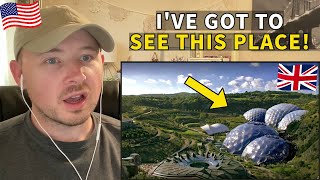 American Reacts to The Eden Project: World's Largest Indoor Rainforest