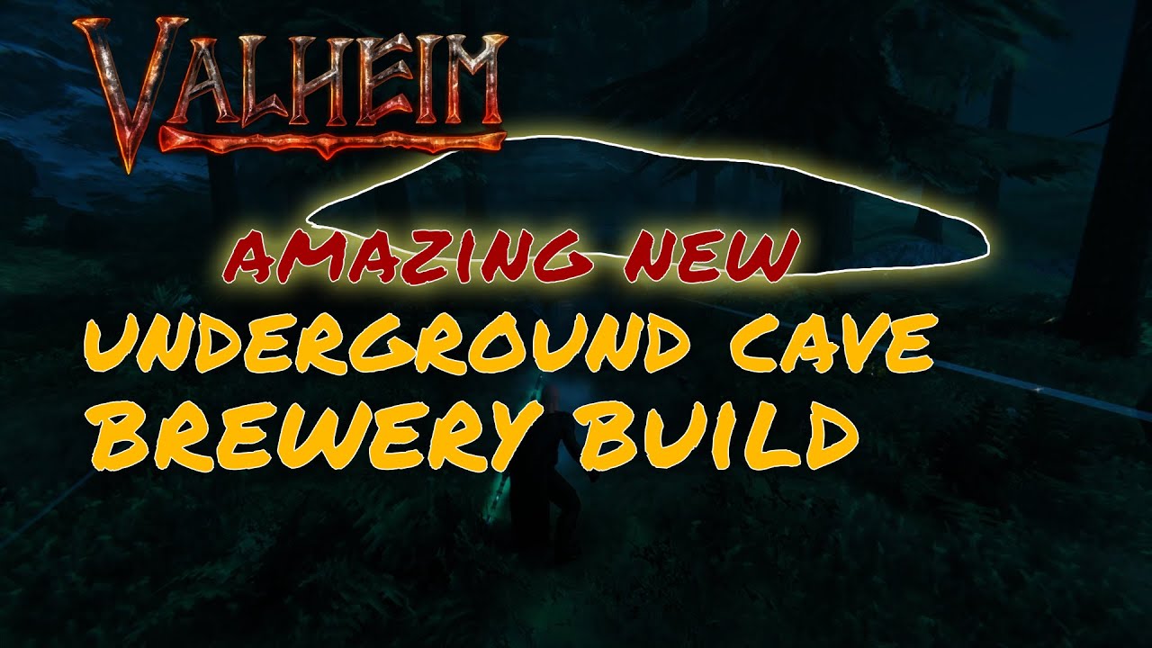 Valheim Underground Cave Brewery Build YouTube