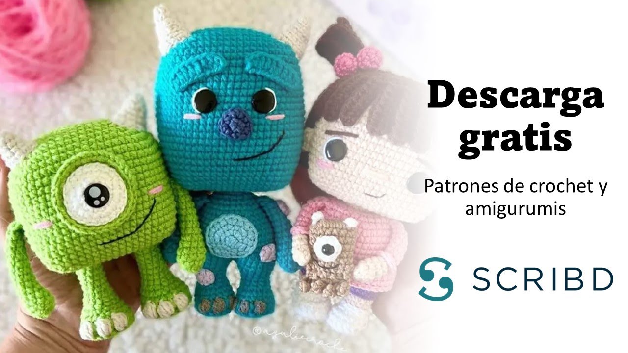 Aprende a descargar patrones de crochet y amigurumis de SCRIBD (tutorial  paso a paso) 