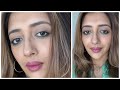 Green smudged kohl eye makeup  easy daily makeup  sreenanda shankar