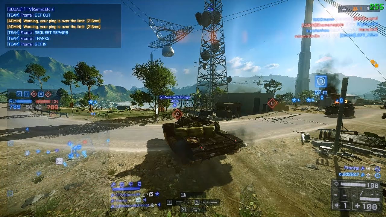 97-0 in 15 minutes! BIG tank farm (6.5 kpm) | Battlefield 4